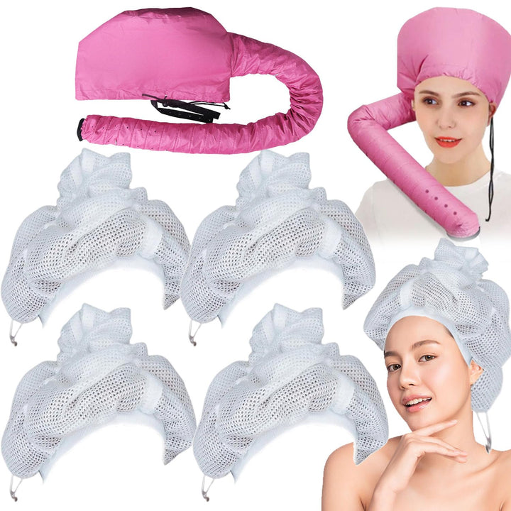 Curl drying hood for air curling | Hands-free &amp; even heat | Faster drying &amp; styling curls on the go