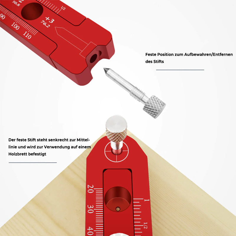 Drawing compass | Precise circles &amp; arcs | Adjustable | Aluminum alloy