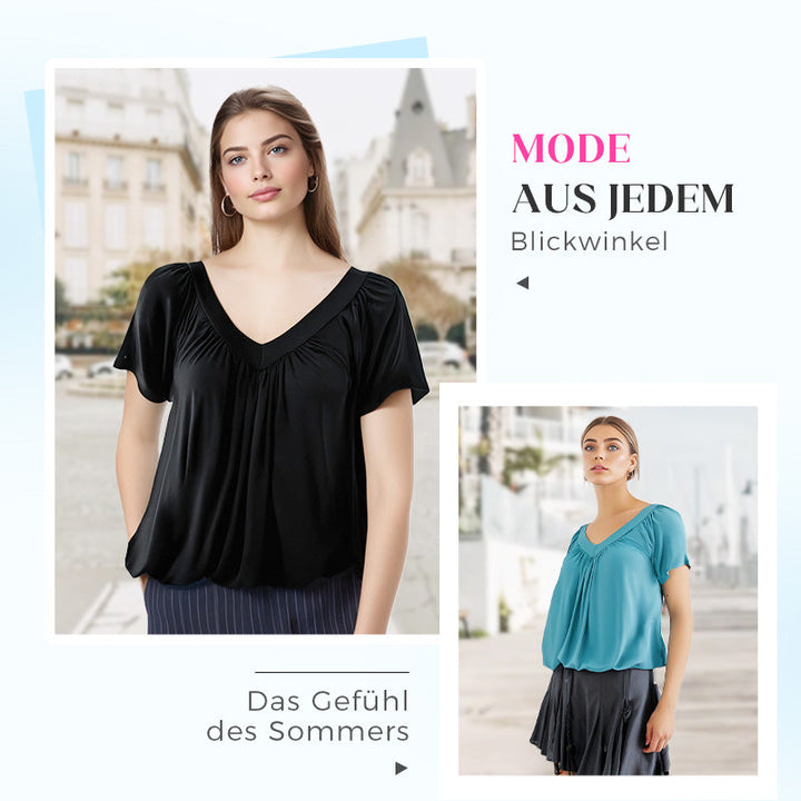 Lisbeth™ Flattering Pleated Blouse