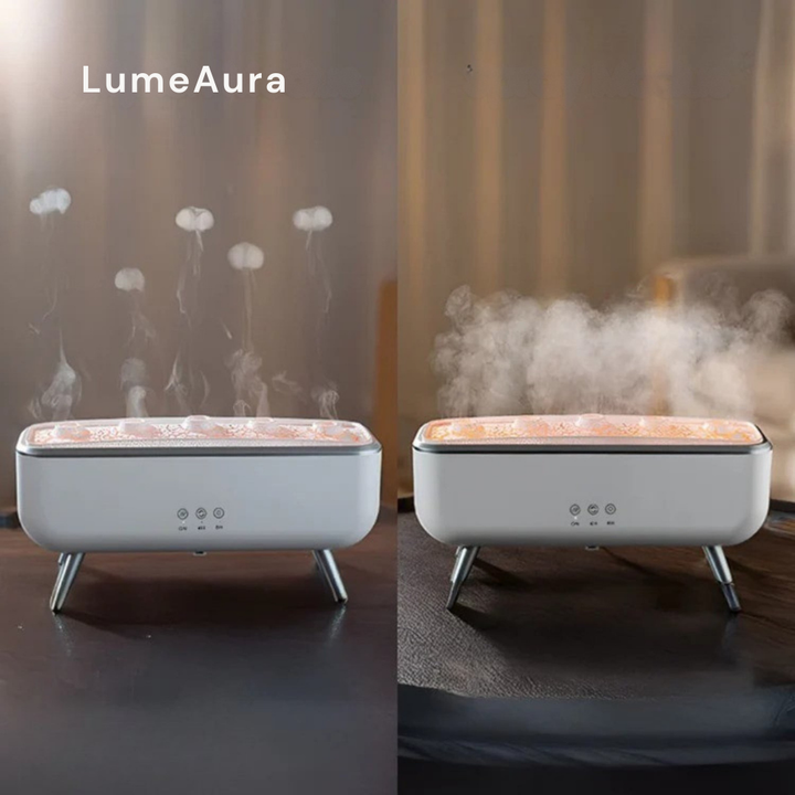 Aroma Diffuser | Ultraschall-Luftbefeuchter mit Quallen-Nebeleffekt, zwei Modi und 300-ml-Wassertank