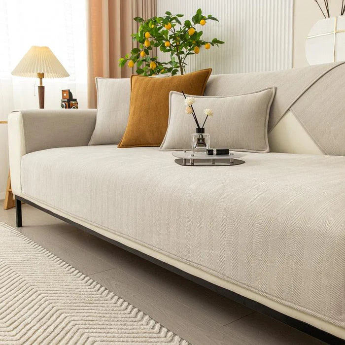 Non-slip fleece comfort cover 120 × 150 cm | Warm, soft &amp; skin-friendly | For sofa, car &amp; office, machine washable