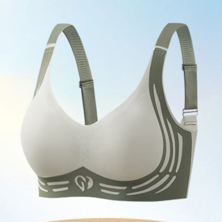 Push-up-BH ohne Bügel | Bequemer Damen-BH mit breiten Trägern, U-Rücken und formendem Lift-Effekt