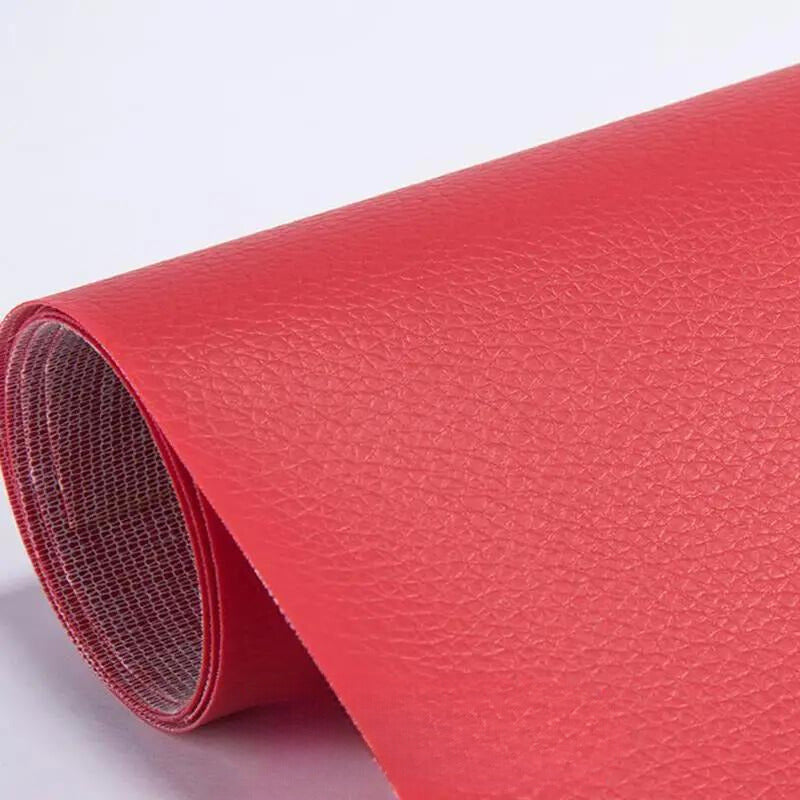Kit de réparation cuir auto-adhésif 50 × 138 cm | Patchs de réparation découpables | Étanche &amp; robuste | Pour canapé, voiture &amp; sacs