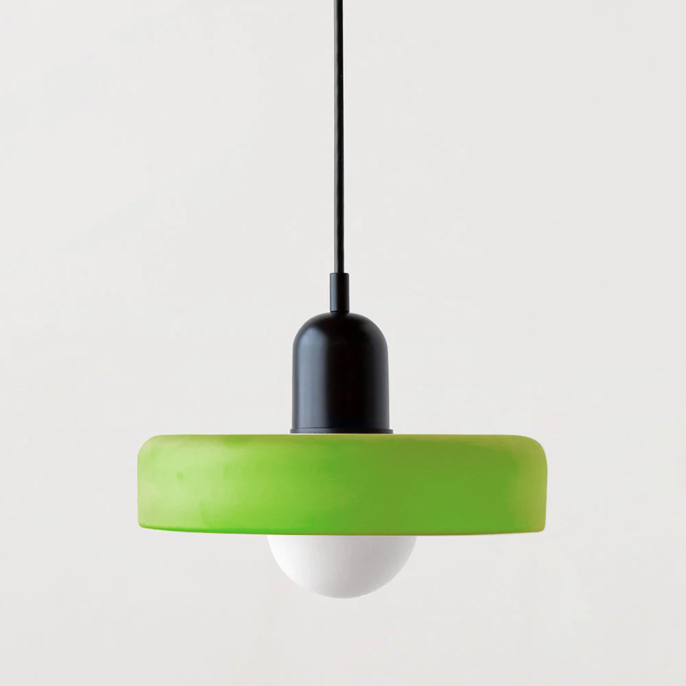 Suspension en métal et verre avec effet vitrail | Ø25/Ø35 cm, douille G9 | Suspension réglable | Aspect cristal