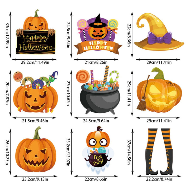 SpookyWelcome™ Doormort Halloween Door Hanger Set - 3/10 pcs.