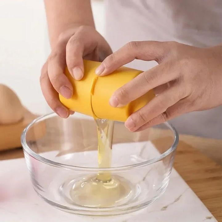 Egg Opener Kitchen Helper Silicone 2-piece Set | Opens eggs cleanly without shell residue | Dishwasher safe, compact 6.5×7 cm