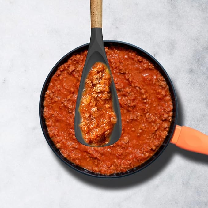 2-in-1 Kochlöffel und Pfannenwender | Hitzebeständiges Silikon bis 230 °C