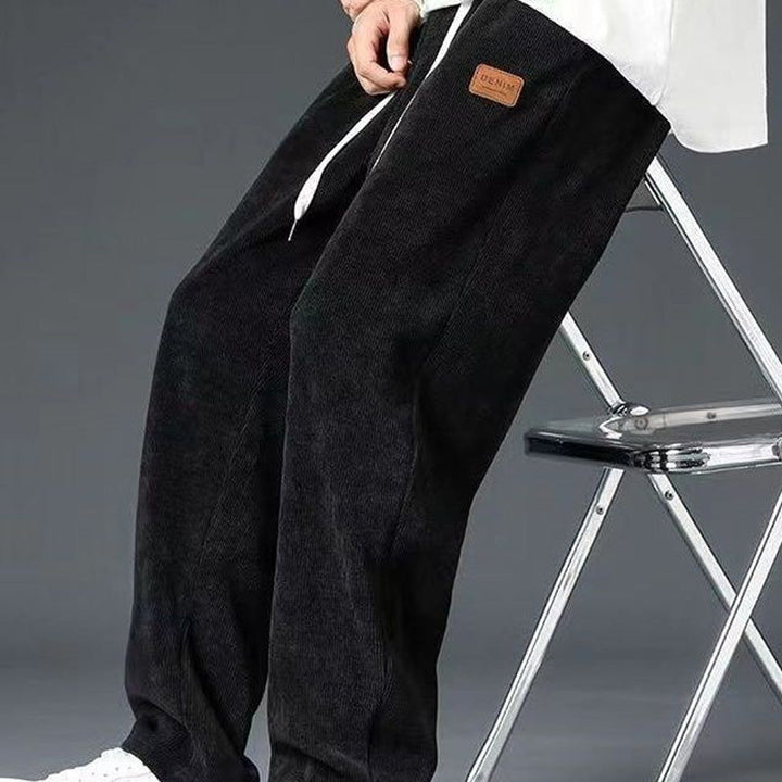 Herren Cordhose | Gerade geschnittene Winterhose mit verstellbarem Bund und optional wärmender Fütterung