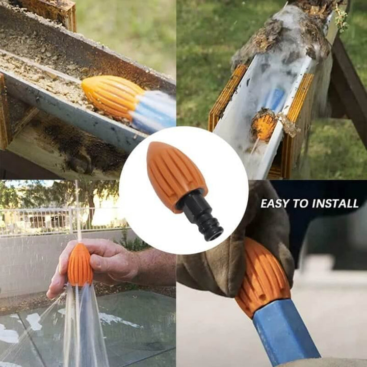 GutterBlaster™ Removes Clogs Quickly