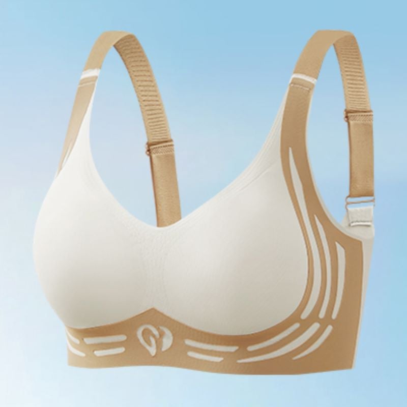 Push-up-BH ohne Bügel | Bequemer Damen-BH mit breiten Trägern, U-Rücken und formendem Lift-Effekt