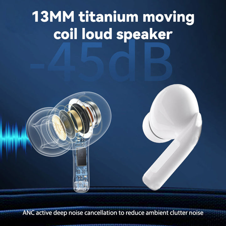 Bluetooth Kopfhörer | In-Ear Kopfhörer mit 2-Zoll-Touchscreen, ENC-Geräuschreduzierung, Bluetooth 5.3 und 32 Std. Akkulaufzeit