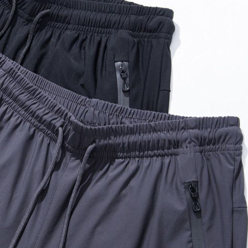 Schnelltrocknende Freizeithose | Stretchhose mit Reißverschlusstaschen und UV-Schutz