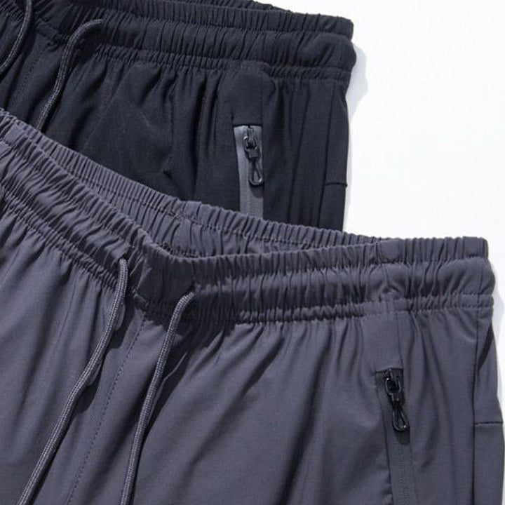 Schnelltrocknende Freizeithose | Stretchhose mit Reißverschlusstaschen und UV-Schutz