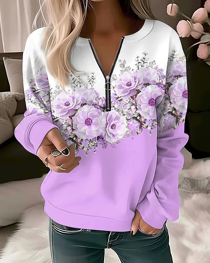Marie | Maglione da donna con motivo floreale