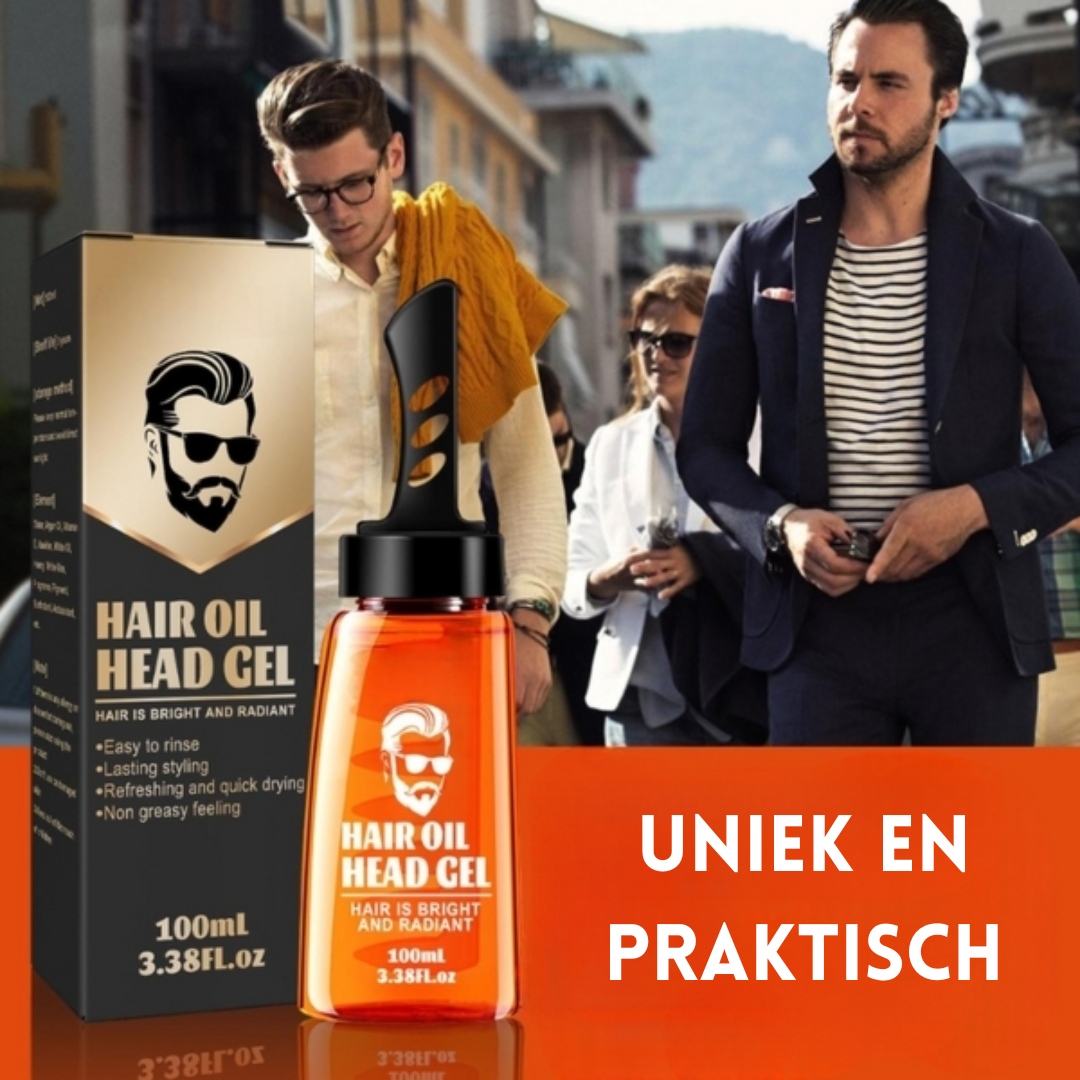 Gélový hrebeň na úpravu vlasov 2 v 1 | 100 ml silná fixácia bez lepenia | presná aplikácia pre objem a textúru | 1+1 sada