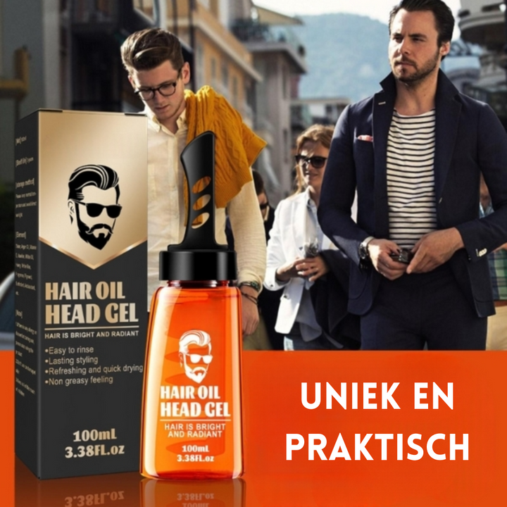 Gélový hrebeň na úpravu vlasov 2 v 1 | 100 ml silná fixácia bez lepenia | presná aplikácia pre objem a textúru | 1+1 sada
