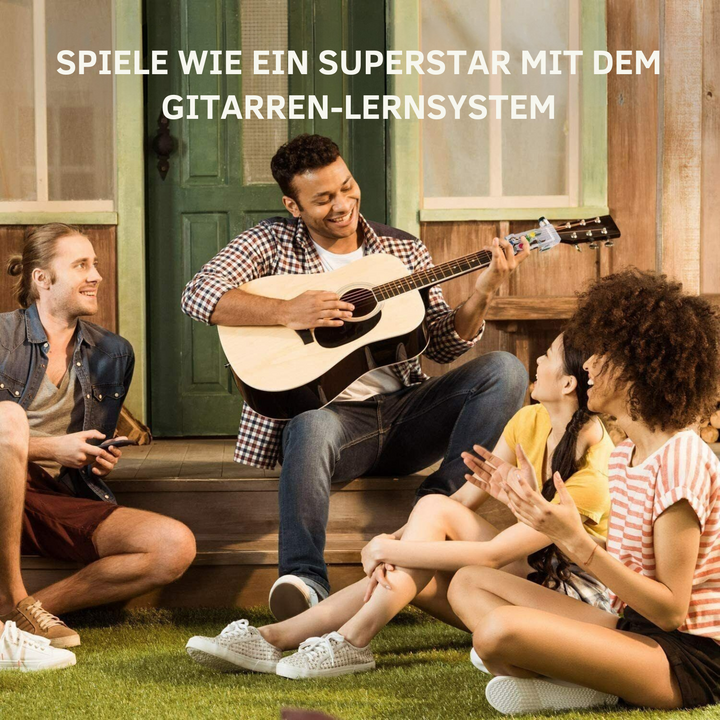 Gitarren-Lernhilfe StringLeitfaden™ | Tragbar &amp; kompakt | Akkorde schneller lernen, ideal für Anfänger &amp; unterwegs