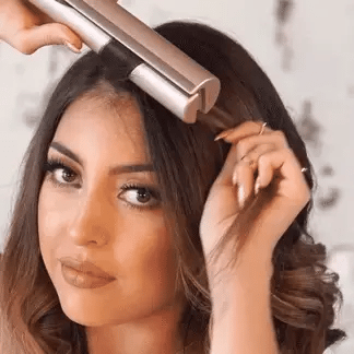 2-in-1 Haarglätter &amp; Lockenstab mit Titanplatten | 5 Temperaturstufen, schnelles Aufheizen | Auto-Off 30 Min.