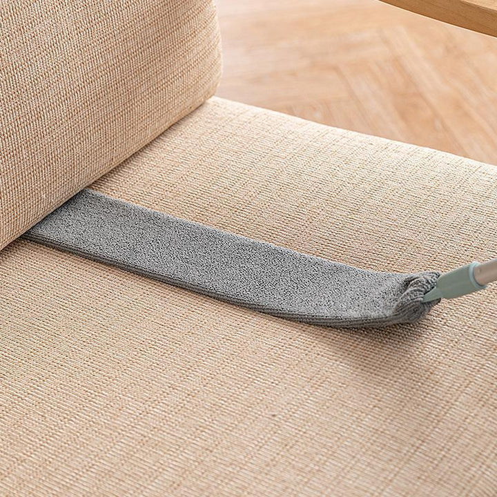 Teleskop Staubwedel mit Mikrofaser | Flexibler Staubfänger für schwer erreichbare Stellen | Verlängerbar &amp; wiederverwendbar | 1+2 Gratis Set