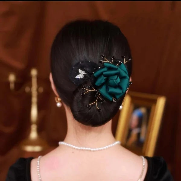 Haarband für Dutt ohne Haarnadeln | QuickTwist Stylinghilfe für French Twist