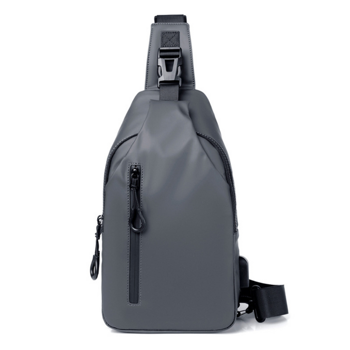 Táskás lopásgátló crossbody táska rejtett cipzárokkal és vízlepergető anyagból | 6+ rekesz útlevél/telefon számára | Biztonságos és kompakt