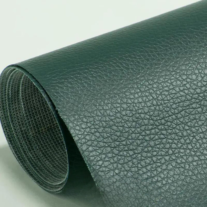 Kit de réparation cuir auto-adhésif 50 × 138 cm | Patchs de réparation découpables | Étanche &amp; robuste | Pour canapé, voiture &amp; sacs