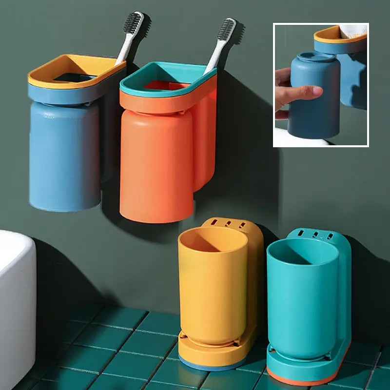 Self-adhesive Toothbrush Holder | ABS plastic | With drip system | No drilling required