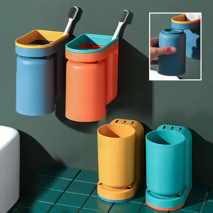 Self-adhesive Toothbrush Holder | ABS plastic | With drip system | No drilling required