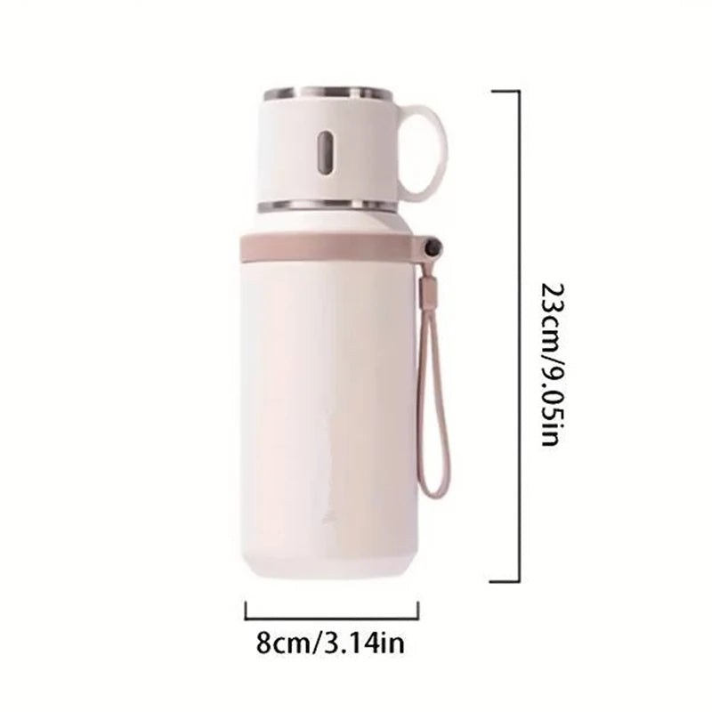 Thermobecher 600 ml | Auslaufsicherer Edelstahl-Thermobecher für Kaffee, Tee und kalte Getränke unterwegs