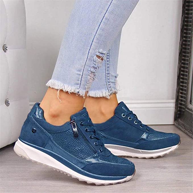 Damen Schuhe | Bequeme Alltagsschuhe mit Fußgewölbestütze und Anti-Rutsch-Sohle