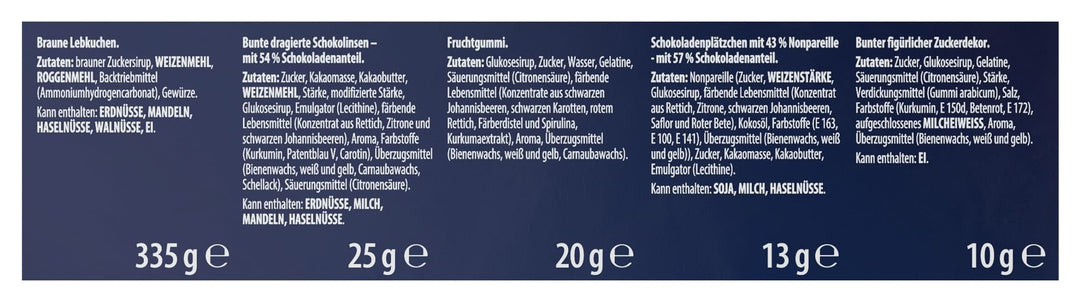 Lebkuchenhaus Bauset 403 g zum Selberbauen | Knusper-Häuschen mit Lebkuchenteilen, Zuckerguss und bunter Dekoration für Weihnachten