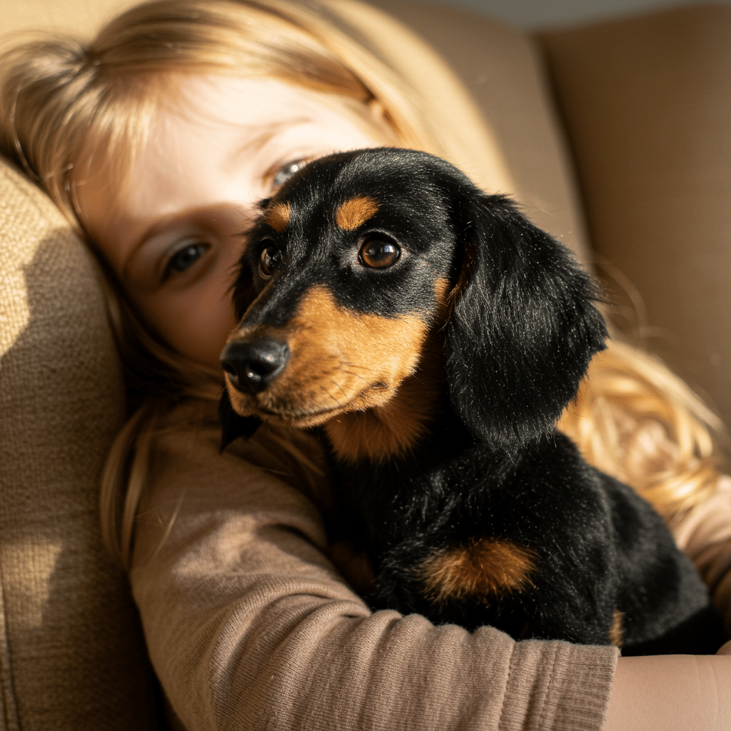 Chien en peluche interactif avec mouvements réalistes et capteurs | Peluche ultra douce pour soulager le stress | Couleur : noir/marron