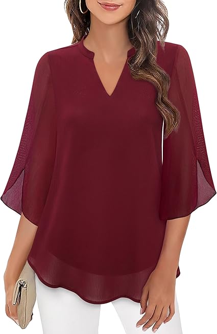 Camicia da donna | Leggera e ariosa | Vestibilità elegante per uso quotidiano e lavoro