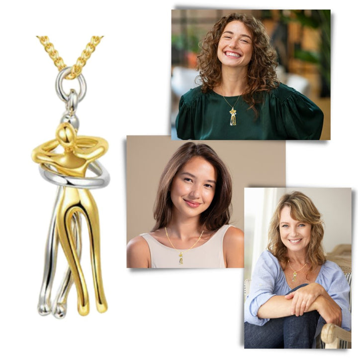 EmberaBond necklace in 4 color variants | Timeless statement design for everyday &amp; special occasions | Stylish look with meaning