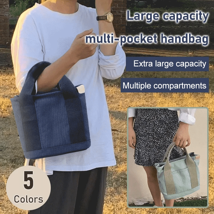 Damen Umhängetasche | Geräumige Schultertasche mit mehreren Fächern für Alltag und Reisen