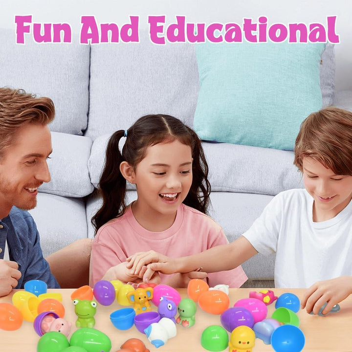🔥Miglior regalo di Pasqua 50% DI SCONTO-🎁24 PEZZI Uova di Pasqua ripiene Giocattoli squishy a risalita lenta