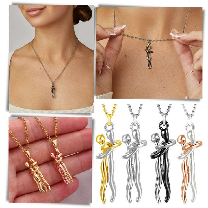 EmberaBond necklace in 4 color variants | Timeless statement design for everyday &amp; special occasions | Stylish look with meaning