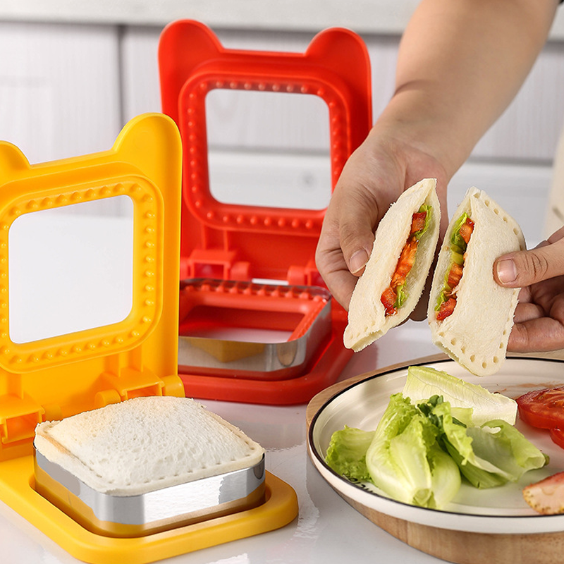 Sandwich Ausstecher &amp; Versiegler | Macht gefüllte Taschen-Sandwiches in Sekunden | BPA-freier Kunststoff | Für Lunchbox &amp; Snacks