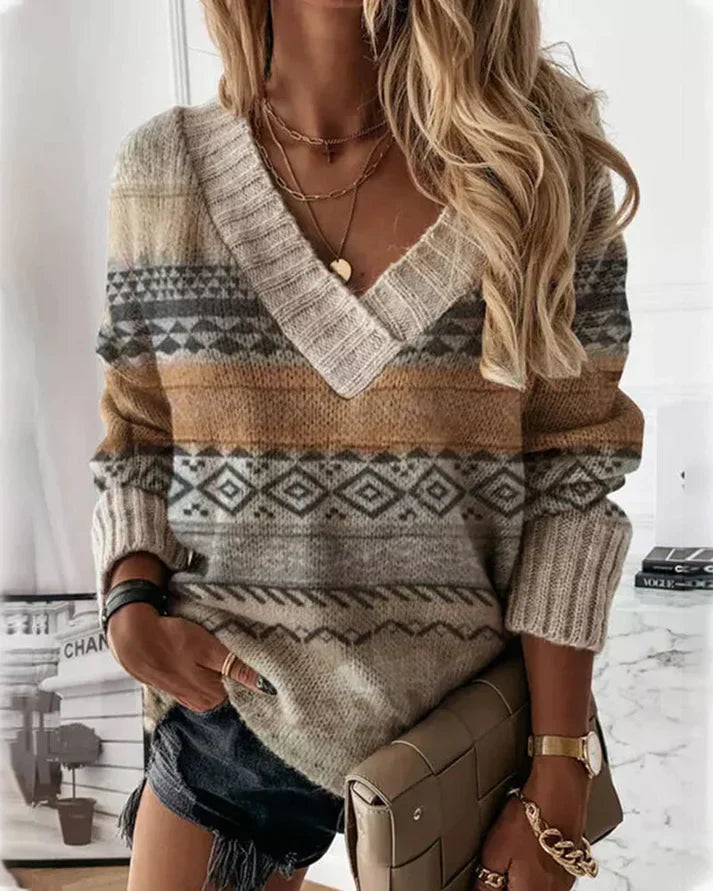 Miriam | Pullover mit V Ausschnitt