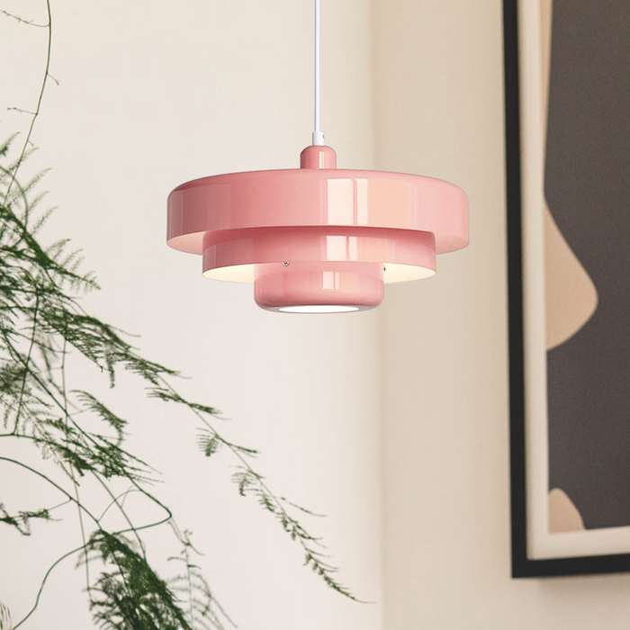 Pendelleuchte aus Eisen im Retro-Design | Verstellbare Hängelampe mit E26/E27-Fassung | Statement-Leuchte
