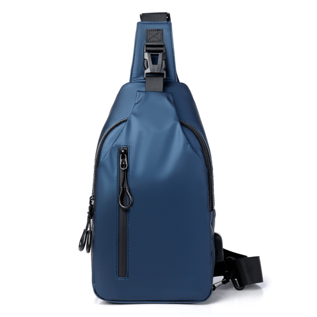 Táskás lopásgátló crossbody táska rejtett cipzárokkal és vízlepergető anyagból | 6+ rekesz útlevél/telefon számára | Biztonságos és kompakt