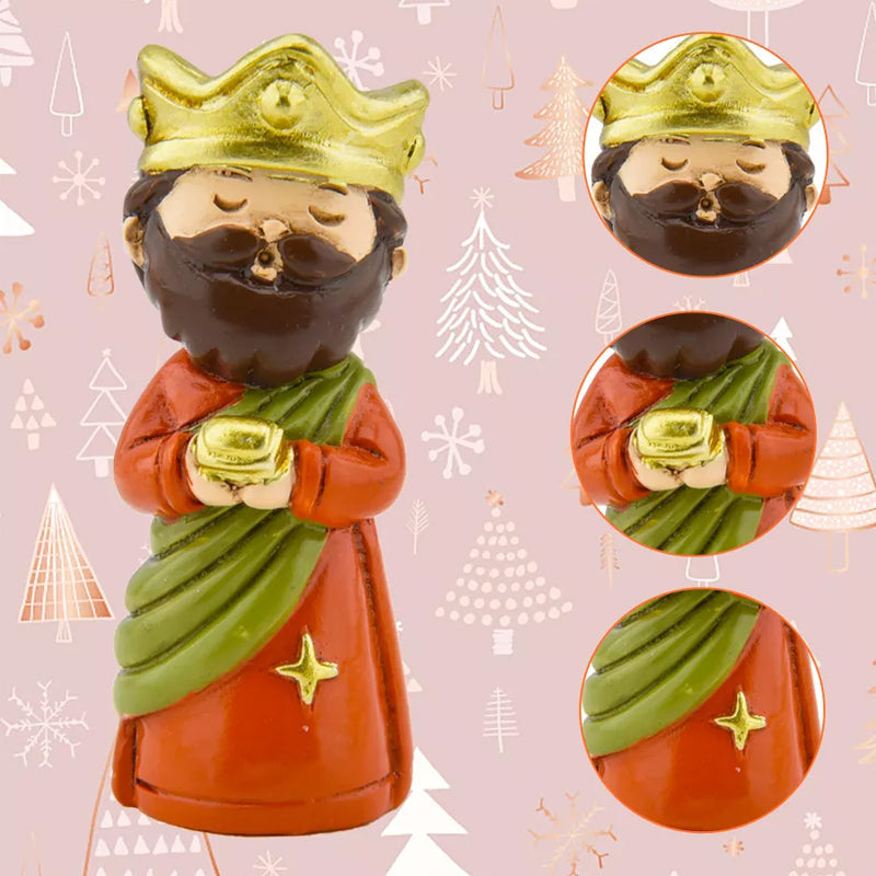 Krippen Adventskalender mit 24 Spielfiguren | Weihnachtskalender mit Krippenfiguren aus Kunststoff für Kinder und Familien