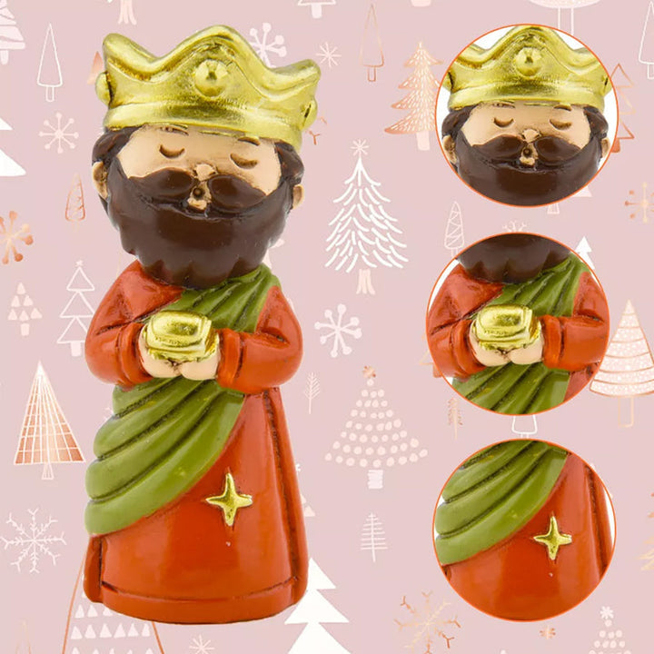 Krippen Adventskalender mit 24 Spielfiguren | Weihnachtskalender mit Krippenfiguren aus Kunststoff für Kinder und Familien