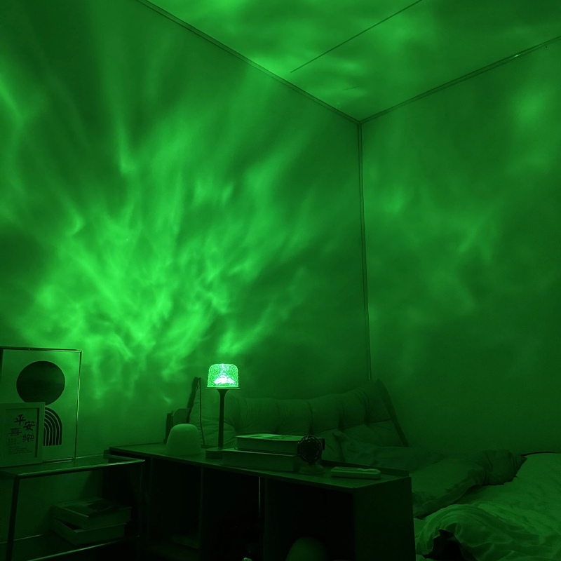 LED Atmosphärenlampe | 16 Farben &amp; Fernbedienung | Drehlicht mit USB &amp; Akku | SphäreGlühen