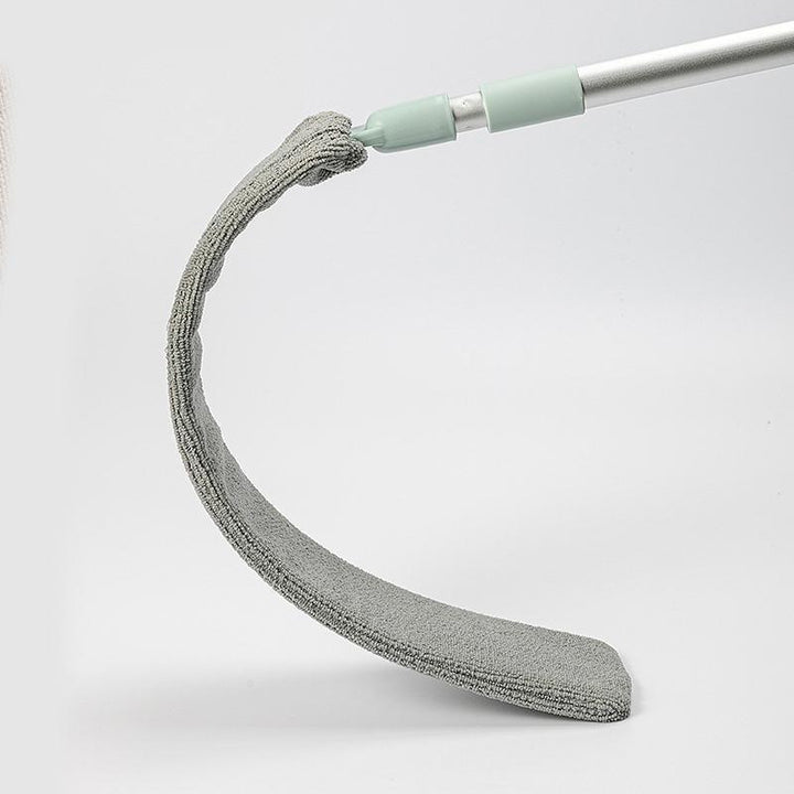 Teleskop Staubwedel mit Mikrofaser | Flexibler Staubfänger für schwer erreichbare Stellen | Verlängerbar &amp; wiederverwendbar | 1+2 Gratis Set