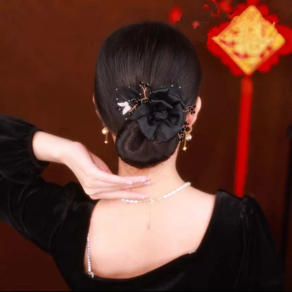 Haarband für Dutt ohne Haarnadeln | QuickTwist Stylinghilfe für French Twist