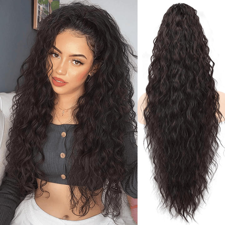 GlamBraid™ Natural Seamless Ponytail