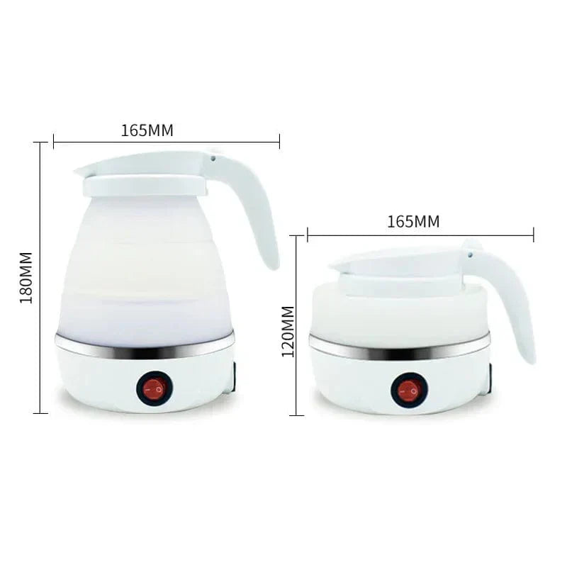 Faltbarer Wasserkocher | Kompakter 0,6-Liter-Reisewasserkocher mit Temperaturregelung und 850 W