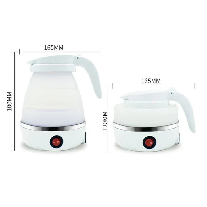 Faltbarer Wasserkocher | Kompakter 0,6-Liter-Reisewasserkocher mit Temperaturregelung und 850 W