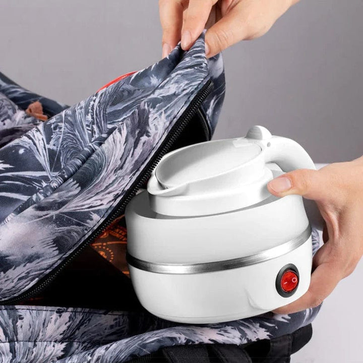 Faltbarer Wasserkocher | Kompakter 0,6-Liter-Reisewasserkocher mit Temperaturregelung und 850 W